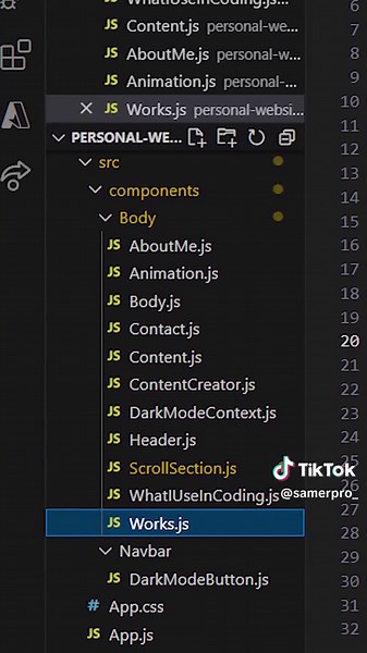 كيف برمجت موقعي الشخصي ؟