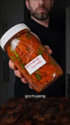 I Tried Fermenting Carrots With Gochujang And WOW