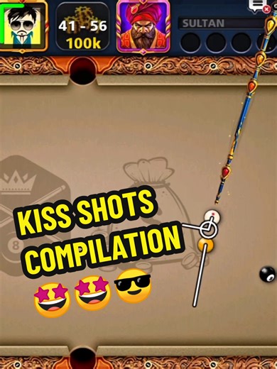 Epic Kiss Shots Compilation in 8 Ball Pool