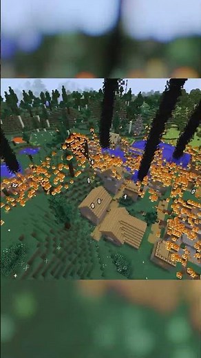 Minecraft Village vs Strong Incendiary Missiles (HBM Nuclear Tech Mod & Tektopia Mod 1.12.2)
