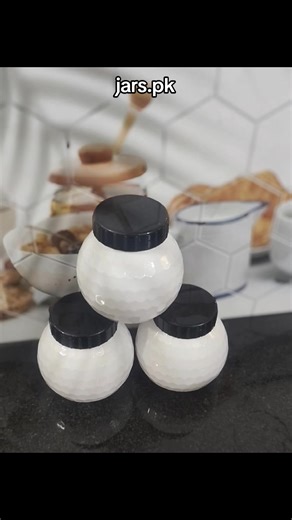 Diamond Style Plastic Jars Order Now @ jars.pk WhatsApp @ 0345-4293862 #plasticjars