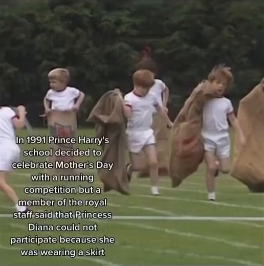 In 1991, Princess Diana broke royal protocol in the most heartfelt way-by joining the Mother's Day running race at Prince Harry's school! When a royal staff member pointed out she couldn't participate because she was wearing a skirt, Diana simply responded, "But almost all mothers are... so what?" And with that, she ran-choosing to be a mom first, a princess second.❤️🫶