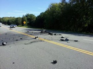 Four-Car Crash Closes Route 2 [With Video]