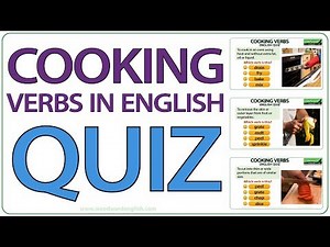Cooking Verbs in English QUIZ | Learn English Vocabulary about Cooking | English for the Kitchen