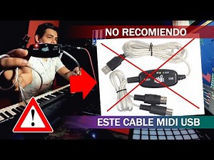 🚫I do not recommend this poor quality USB MIDI cable
