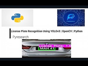 License Plate Recognition Using YOLOv3 | OpenCV | Python