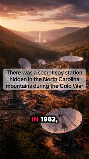 Hidden in the mountains near Rosman, North Carolina, a NASA tracking station built in 1962 for the Gemini and Apollo programs was secretly transferred to the NSA around 1981 and used to spy on Soviet satellites. Someone even painted a smiley face on one of the radio telescope dishes to greet Soviet spy satellites flying overhead. Now declassified, it operates as the Pisgah Astronomical Research Institute and is open to the public. #PARI #ColdWar #NorthCarolina #SpyStation #HiddenHistory