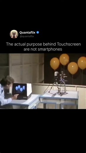 Quantaflix 🚀 on Instagram: "Touchscreens originated in the 1960s for radar and air-traffic-control systems, enabling operators to interact directly with on-screen data. They were later adopted in military command centers, but not designed for direct aircraft flight control due to safety concerns."