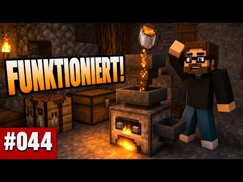 Automatic Smelting Facility with Lava Buckets and Hopper System🔥 | Minecraft Let's Play #044