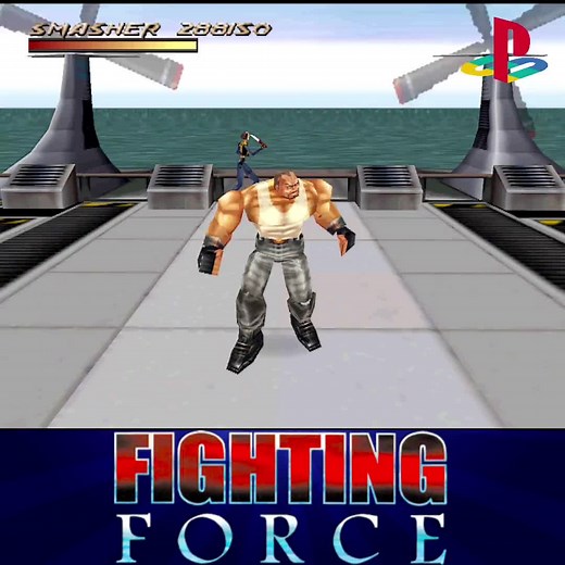 Classic Fighting Action with Fighting Force on PS1