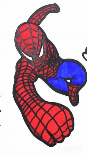 How to Draw a 3D Spider-Man | Step-by-Step Drawing Tutorial #spiderman #drawing #shorts #coloring