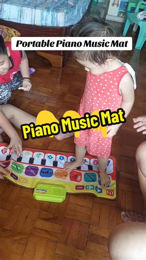 Kids Piano Music Mat. Great activity for our toddlers!!! Checkout now!!! Its so cheap. You can also give it as a gift!!! #pianomat #musicmat #piano #toys