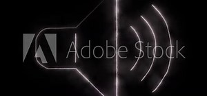 Glowing Neon Speaker Icon, Luminous Sound Symbol, Modern Volume Icon, Blue Sound Waves, Neon Audio Icon, Glowing Speaker Outline