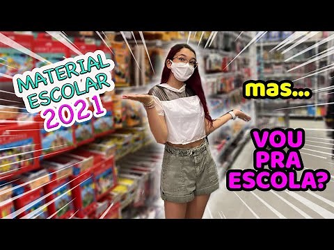 COMPRANDO meu MATERIAL ESCOLAR 2021 !! VOU VOLTAR para a ESCOLA ? | Luluca