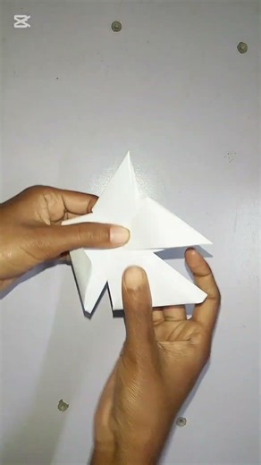 how to make Naruto shuriken with paper origami easy👍#shorts #youtubeshorts #papertoy #howto #ninja