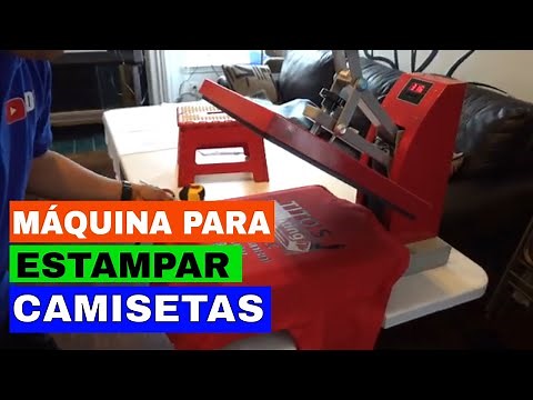 Maquina para estampar camisetas