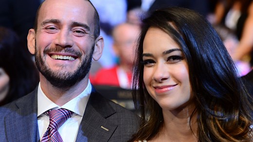 Larry, faithful dog of CM Punk and AJ Lee, a true rescue dog hero
