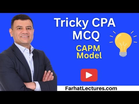 CAPM Model BAR CPA Exam Practice