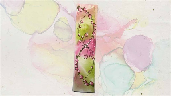 3.3K views · 336 reactions | Using complimentary colours to create a beautiful floral bookmark.✨ Mandy's Makes: Join Amanda today in her quick craft where she uses Fairy Catkins to decorate a "smooshed" background of Elements and Distress Oxides. If you would like to find the products used to create this stunning bookmark, follow this link - https://www.laviniastamps.com/using-complimentary-colours-to-create-a-beautiful-floral-bookmark/ | Lavinia Stamps | Facebook