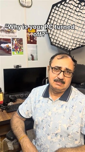 “why is your pc turned off” #shorts