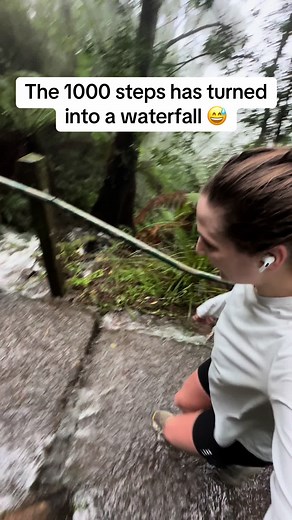 Unbelievable Waterfall at 1000 Steps Hike, Melbourne