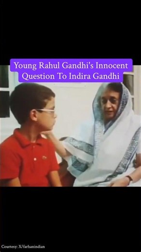 VIRAL | Why Did Indira Gandhi Always Cover Her Head? Her Heartwarming Answer To Young Rahul Gandhi