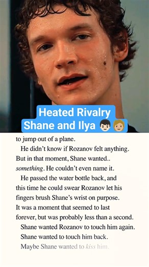in the book vs in the series 👦🏻🧑🏼 #heatedrivalry #shanehollander #ilyarozanov