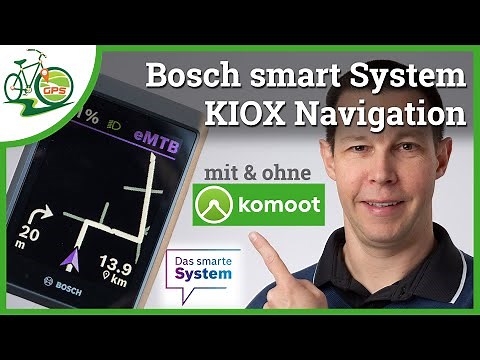 Bosch KIOX Navigation 🚴How it works with & without komoot 👉 Complete manual