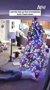 NOOOOOOOO 😂🎄 #afv #christmas #fail #funny | America's Funniest Home Videos