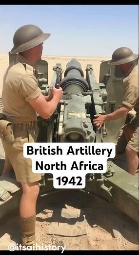🇬🇧 1942 | British Artillery at El Alamein (Egypt)