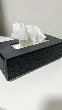 3D Printed Curved Stone Tissue Box Cover 🧻 | Bambu P1S
