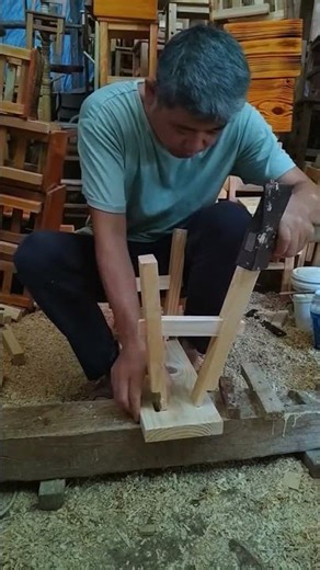 Crafting a Beautiful Mortise & Tenon Wooden Stool from Scratch 🪑✨