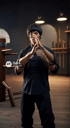 Bruce demonstrates wing chun chung sum sin