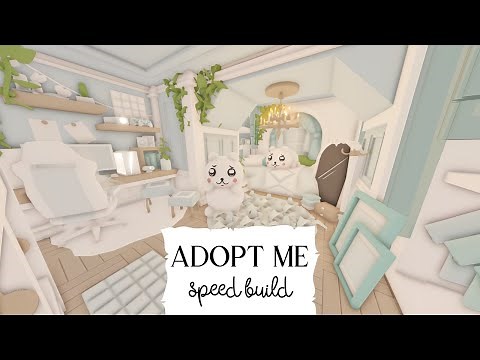 Blue Chiikawa Tiny Home Speed Build 🌀 Roblox Adopt Me!