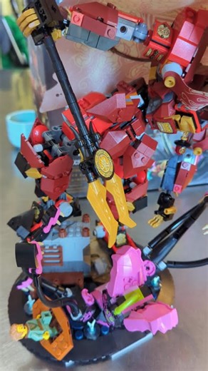 Lego Ninjago Legends - The Fire Knight Mech. #lego #ninjago #legoninjago #ninjagozane