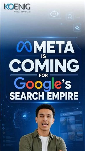 Meta Is Coming for Google’s Search Empire 👀 #Shorts