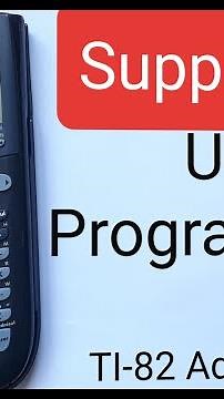[Tuto] Comment supprimer un programme sur Calculatrice TI-82 Advanced