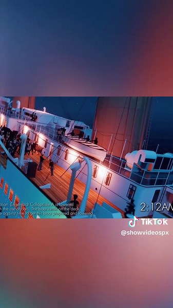 Descontração do naufrágio do Titanic em 3D