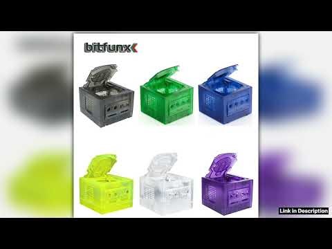 Bitfunx Gamecube NGC Replacement Shell Transparent Case for Gamecube NGC GC Game Console Compact Ed