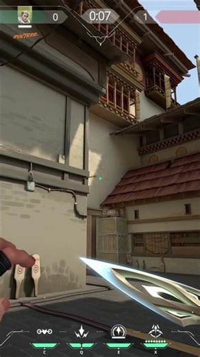 Lineups B Site Anti-Backstab Recon Dart for Safe Retreat | First Time Shared #hunterz #valorantclips