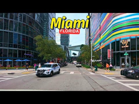 Driving Through Miami, Florida