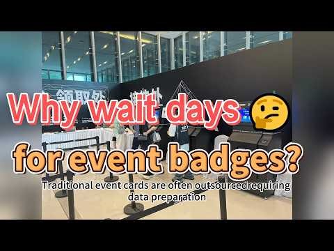 Print Event Badges Instantly with a Self-Service Kiosk