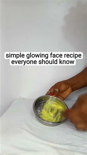 simple face glow recipe
