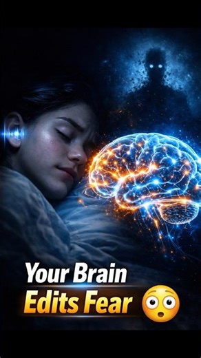 Sleep Can Reduce Fear? Science Says Yes 😳 #brain #sleep #science #psychology #shorts #youtubeshorts