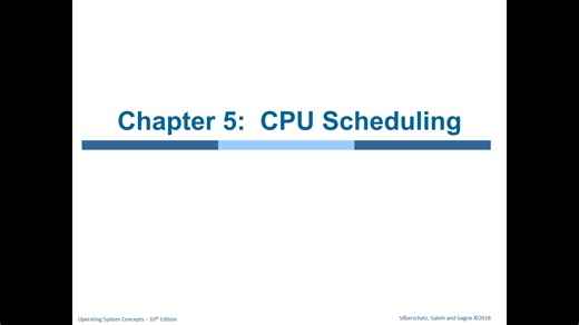 Chapter5 CPU Scheduling (part3)