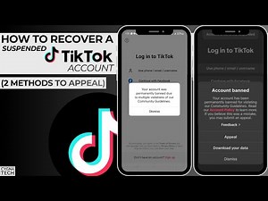 🚫 How to UNBAN a Suspended TikTok Account | 2 Methods for TEMPORARY & PERMANENT Bans