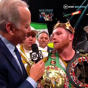 2.4M views · 81K reactions | Canelo reveals that Caleb Plant apologised for insulting his mother during their post-fight embrace 欄 #CaneloPlant | TNT Sports Football | Facebook