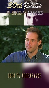 No Words 30th Anniversary Memories Pt. 1 - An excerpt from a TV appearance in 1994! | Jim Brickman Music
