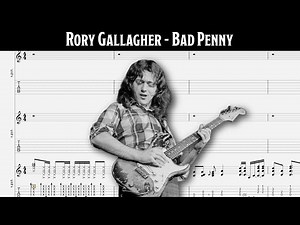Bad Penny - Rory Gallagher | Play Along Guitar Tab