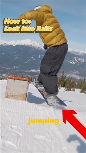 How to lock Into Rails #learntosnowboard